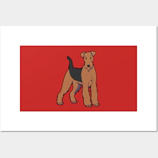 Airedale Terrier Posters and Art